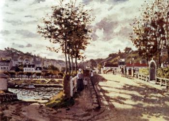 Claude Oscar Monet : The Seine At Bougival